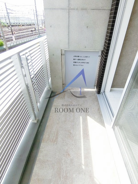 ディアレイシャス尾久駅前のバルコニー|バルコニーです。