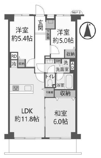 【間取り】 | 池田緑ヶ丘ハイツ