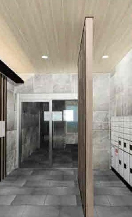 シャントロワ曙橋のエントランス