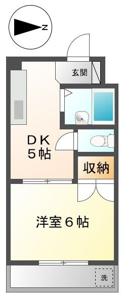 小金井市本町３丁目の賃貸マンションの間取り