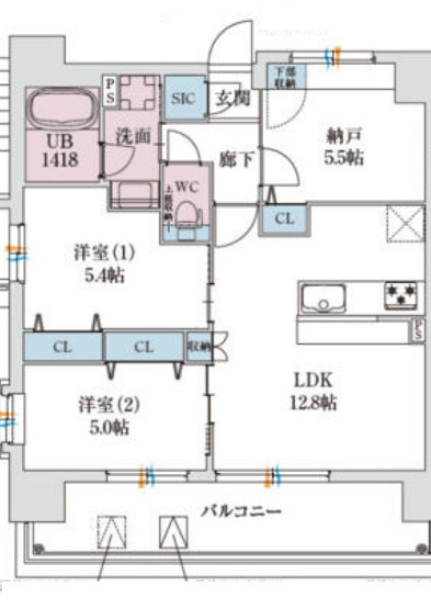 【間取り】 | スプランディッド玉造DUE