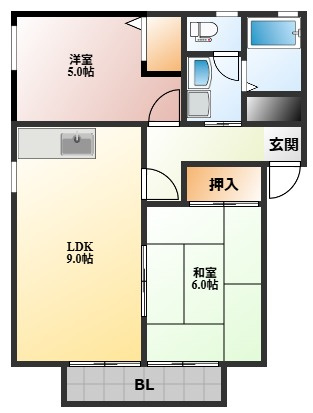 フレグランスヒルズの間取り