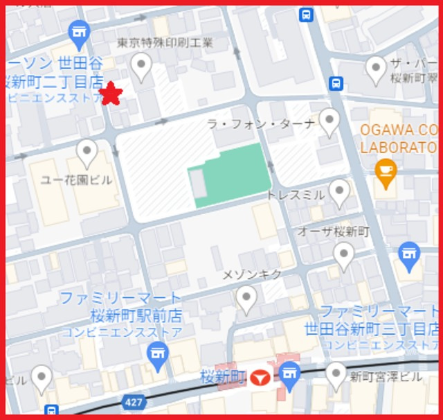 ブロッサム サンコーの地図