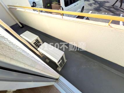 マンション島原のバルコニー