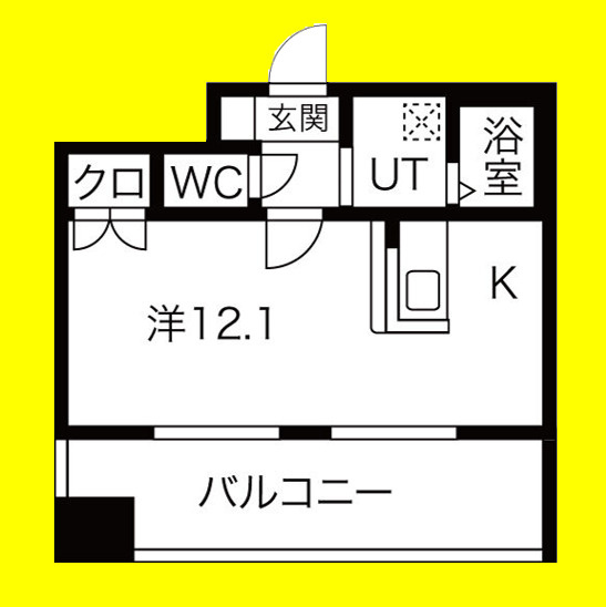 ランドハウス浄心　名古屋市賃貸　仲介手数料無料の間取り