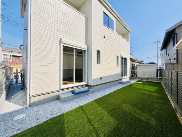 前橋市北代田町の庭|ご家族でBBQなども楽しめるお庭スペース♪