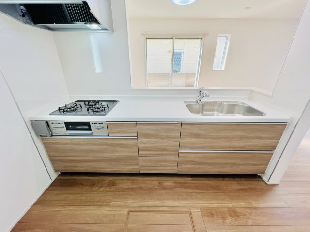 前橋市北代田町のキッチン|ご家族との会話も弾む対面キッチン♪