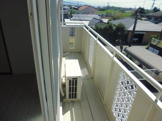 パークヒル　A棟のバルコニー|※同タイプの部屋写真です