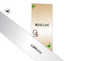 大田区石川町1丁目　建築条件なし土地の画像