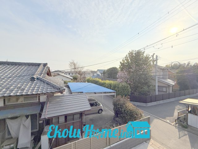 福生市熊川　全2棟　1号棟の前面道路含む現地写真