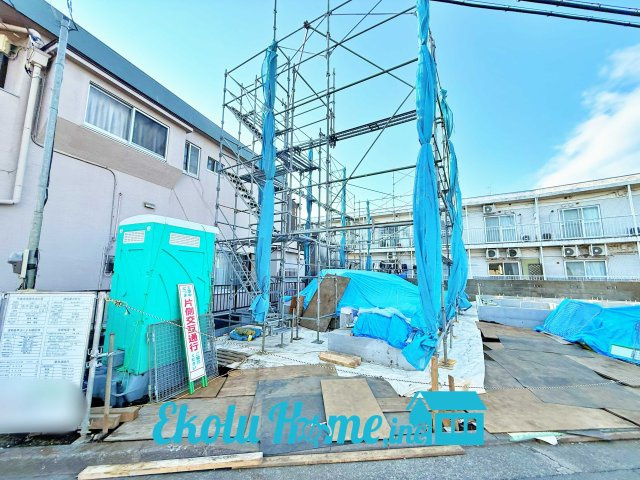 昭島市松原町2期　全2棟　2号棟の外観