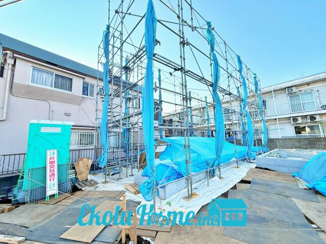 昭島市松原町2期　全2棟　2号棟の外観