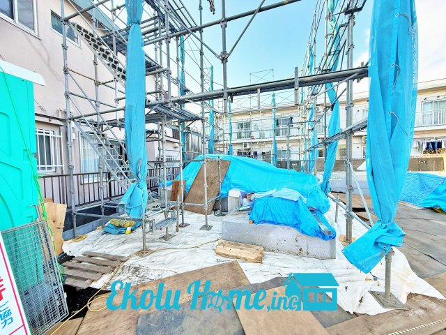 昭島市松原町2期　全2棟　2号棟の外観