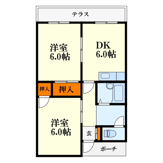 【間取り】 | いほりコーポ