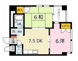 ノースウィングスの間取り
