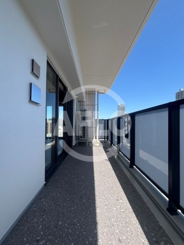 リンクハウス北梅田のバルコニー|リンクハウス北梅田　バルコニー