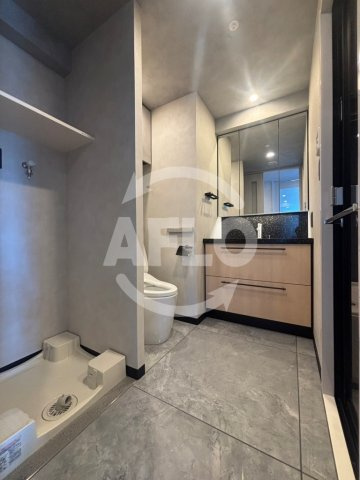 リンクハウス北梅田の独立洗面台|リンクハウス北梅田　脱衣所