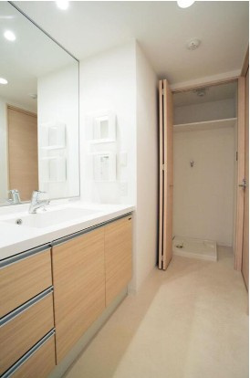 ガーデニエール砧レジデンスの洗面所