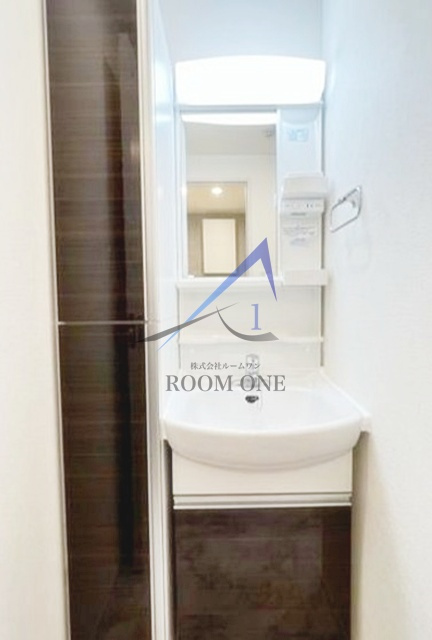 クリスタルコート大山の洗面所|洗面台です。