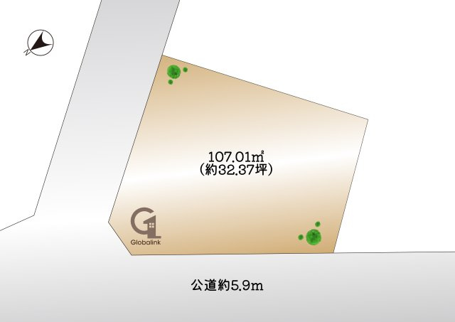 【土地図】 | ご自宅から現地まで、当社スタッフがお車にて、「お迎え・お送り」をしております。ぜひお気軽にお問い合わせくださいませ♪