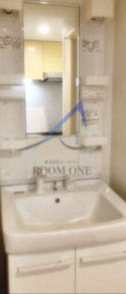 ロザリア品川の洗面所|独立洗面台です。