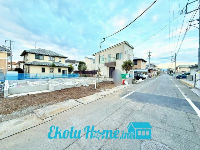 青梅市今寺4丁目　全3棟　2号棟の前面道路含む現地写真|2026年2月　撮影