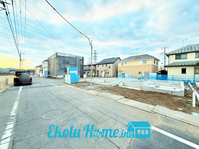 青梅市今寺4丁目　全3棟　2号棟の前面道路含む現地写真|2026年2月　撮影