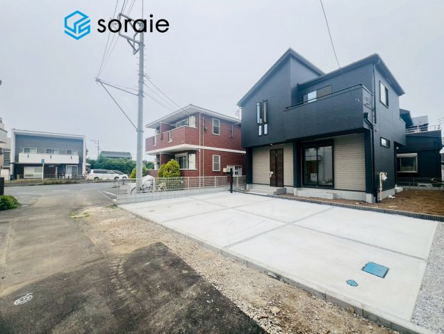狭山市鵜ノ木7期　新築戸建ての前面道路含む現地写真|6/2　撮影