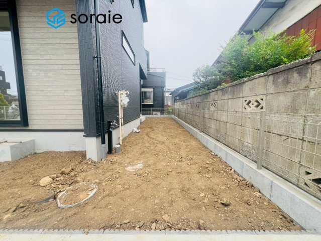 狭山市鵜ノ木7期　新築戸建ての庭|6/2　撮影