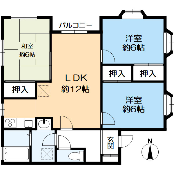 サンパティの間取り