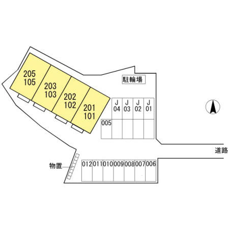 ポム メゾンの区画図
