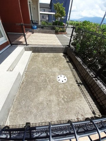 コータ・コートイデⅡの庭|お庭で自由な時間を過ごせます