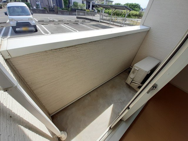 ルナ・カーサのバルコニー|陽当たり良好なバルコニーです