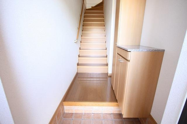 ビスターリア　Ｂの玄関|毎日通る玄関はこちらです