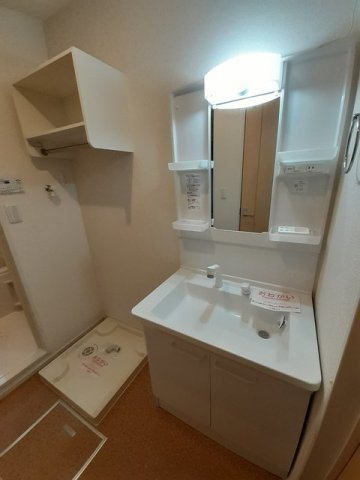 サンセール大刀洗Ｂの洗面所|コンパクトで使いやすい洗面所