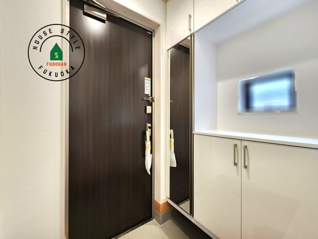 春日市須玖北5丁目第1-7棟（B号棟）の防犯設備|二重ロックでしっかり防犯対策ができます。