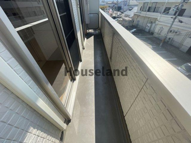 ファミリーメイト矢田 Ｂ棟のバルコニー