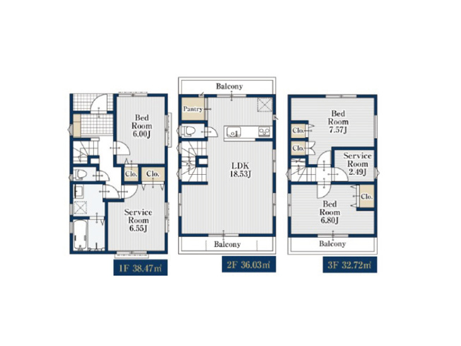 【参考プラン】 | 板橋区赤塚6丁目　建築条件無売地　全1区画　（成増店） | 参考プラン例

