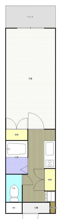 サンインクリース吉塚の間取り