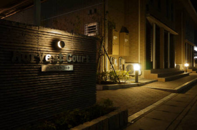 【ロビー】 | ハーベストコート Ｂ | 夜のﾗｲﾄｱｯﾌﾟ☆