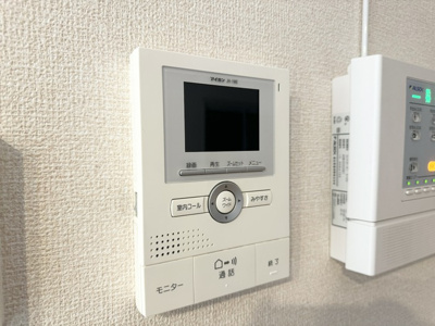 【セキュリティ】 | ハーベストコート Ｂ | モニター付きインターホン