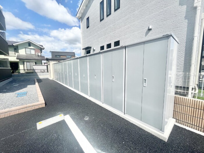 【駐車場】 | ミモザハウスⅢ | 物置