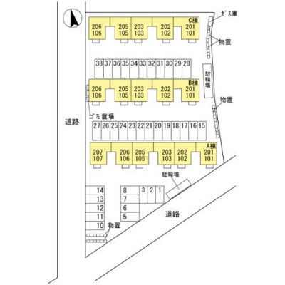 【区画図】 | ロイヤルテラス Ａ