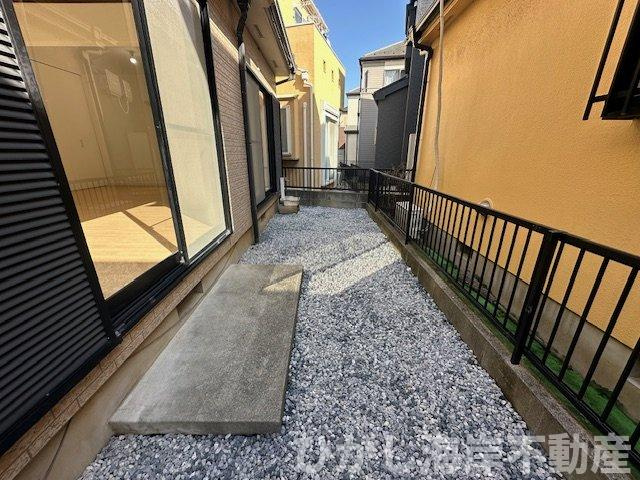 茅ヶ崎市赤羽根　　中古戸建の庭|お庭