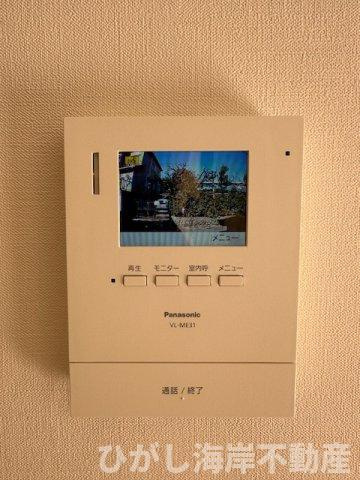 茅ヶ崎市赤羽根　　中古戸建のセキュリティ|新規リフォーム完了！　TVモニター付きインターフォン