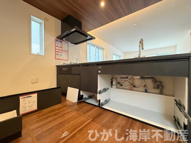 茅ヶ崎市松が丘1丁目　新築戸建　全9棟のキッチン|2月20日撮影　キッチンスペース