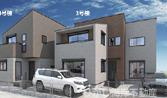 茅ヶ崎市松が丘1丁目　新築戸建　全9棟の外観パース|イメージパスですので実際のものと多少異なります