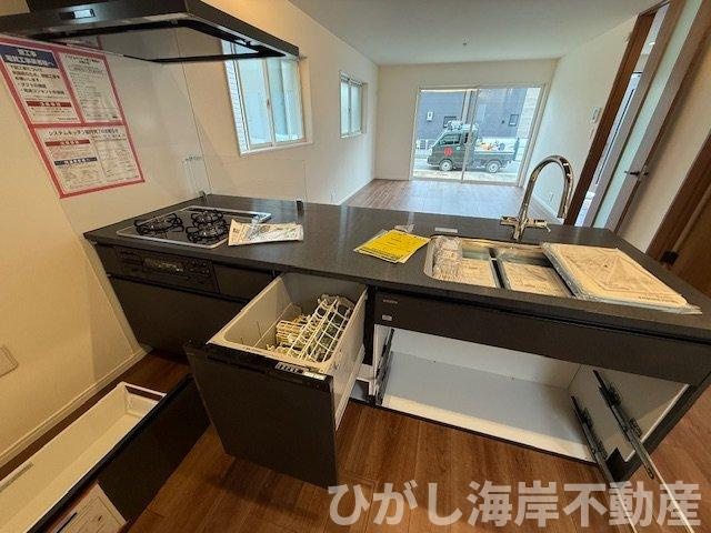 茅ヶ崎市松が丘1丁目　新築戸建　全9棟のキッチン|2月20日撮影　キッチンスペース