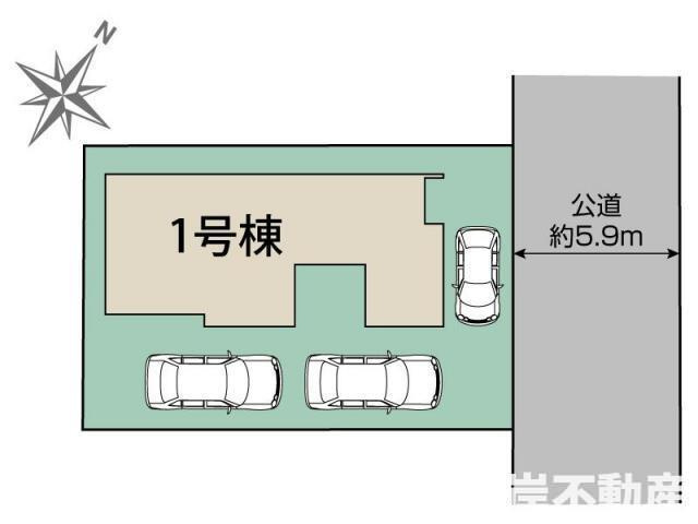 茅ヶ崎市堤　新築戸建の区画図|区画図 