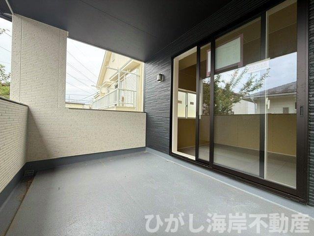 茅ヶ崎市堤　新築戸建のバルコニー|5月23日撮影　建築中　バルコニー